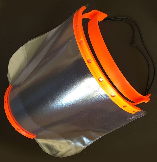 طرح سه بعدی محافظ صورت مقابله با کوید ۱۹